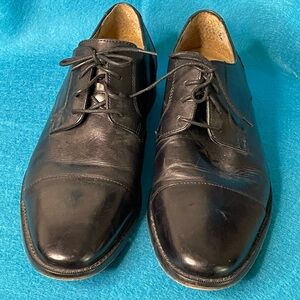 👞 Florsheim Men’s Black Leather Montinaro Captoe Oxford. Size 10 1/2 D. 👞